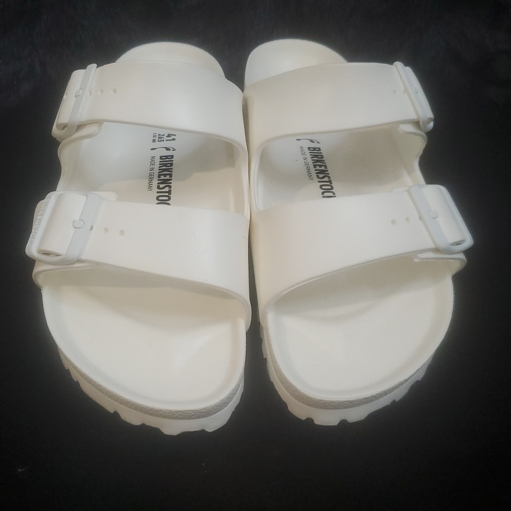 BIRKENSTOCK ARIZONA EVA SANDALS IN OFF WHITE /SZ:41 - Picture 8 of 12